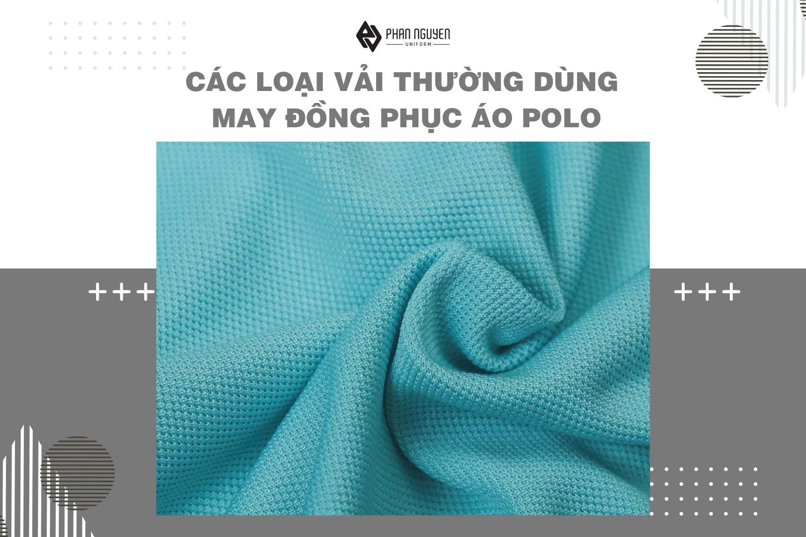 Vải may đồng phục Polo